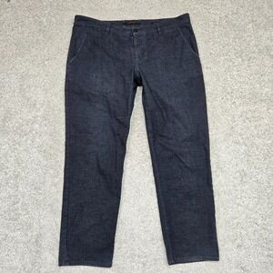 Alberto Pants Mens 36x30‎ (fits 37x28) Lou-J slim fit retro dark wash blue